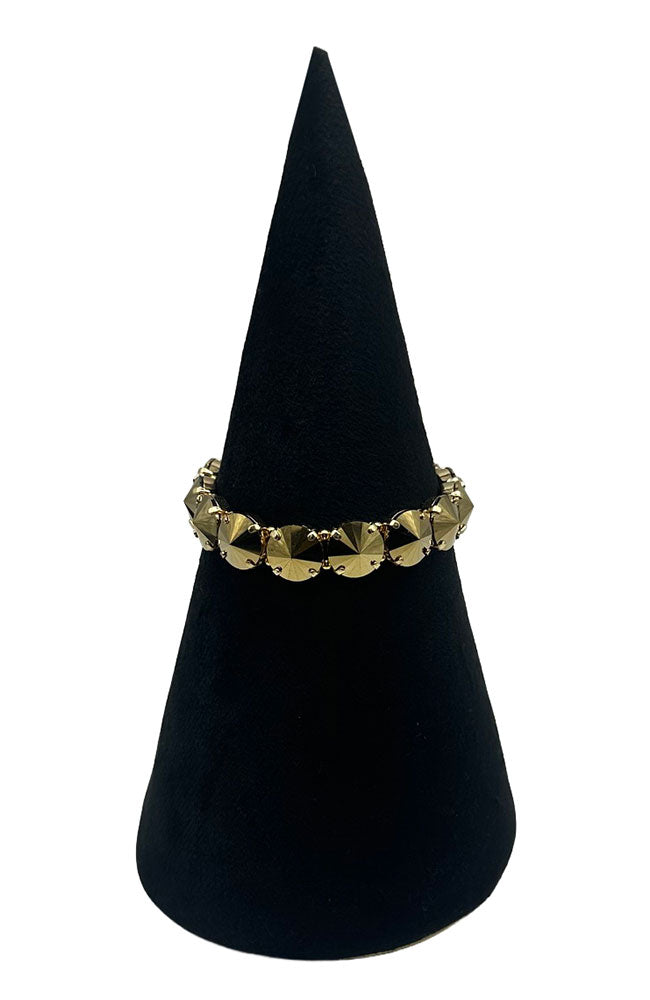 Round Gem Stretch Bracelet