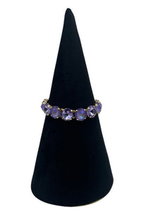Round Gem Stretch Bracelet