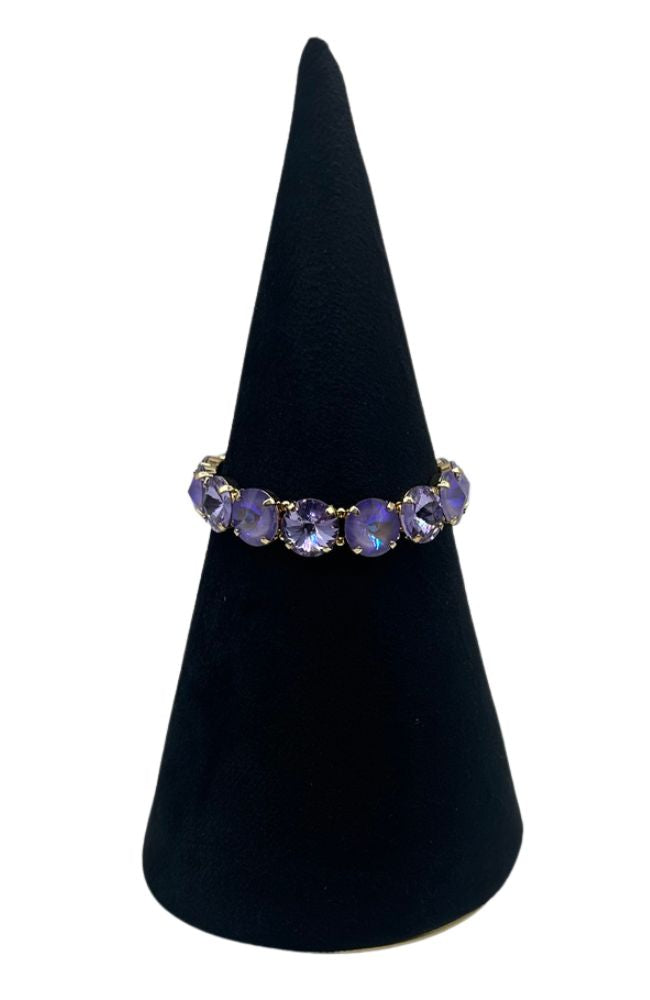 Round Gem Stretch Bracelet