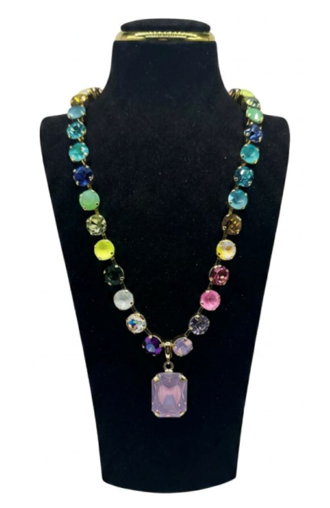 Rainbow Gemmed Necklace