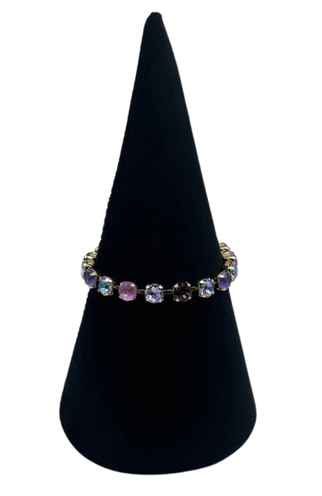 Small Gemmed Pretty & Purple Bracelet
