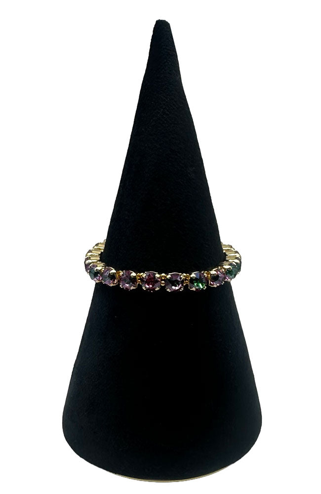 Small Round Gem Bracelet