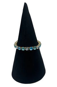 Small Round Gem Bracelet