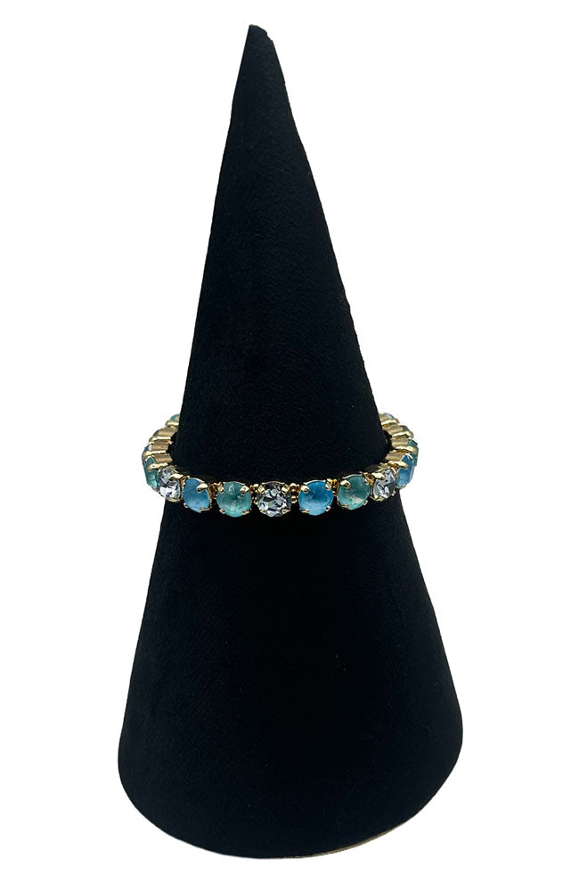 Small Round Gem Bracelet