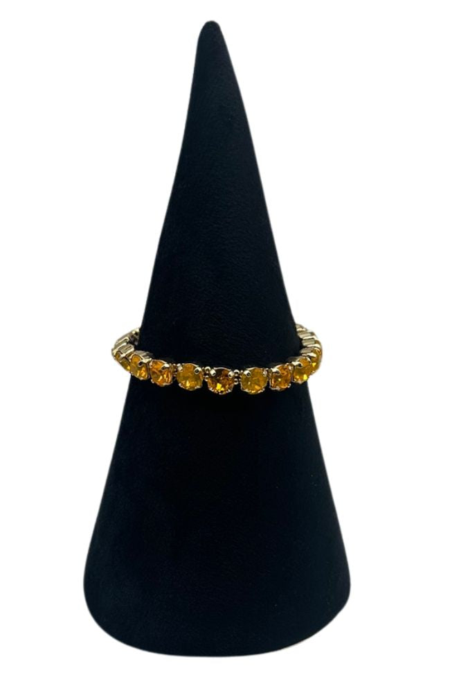Small Round Gem Bracelet