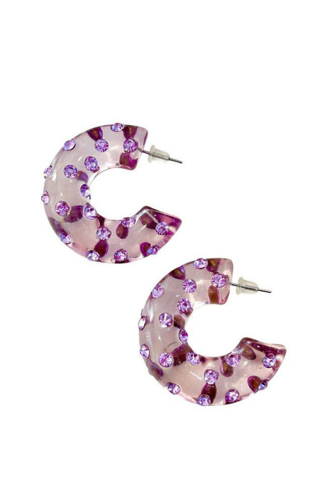 Aiden Hoop in Purple