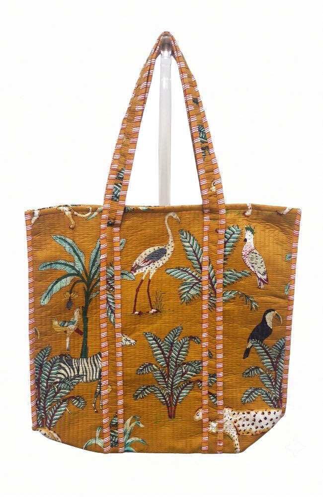 Mustard Jungle Tote