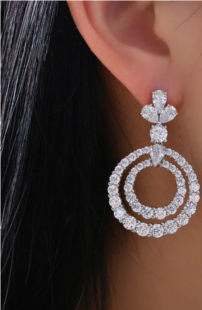 Anastasia 03 Diamond White Earring