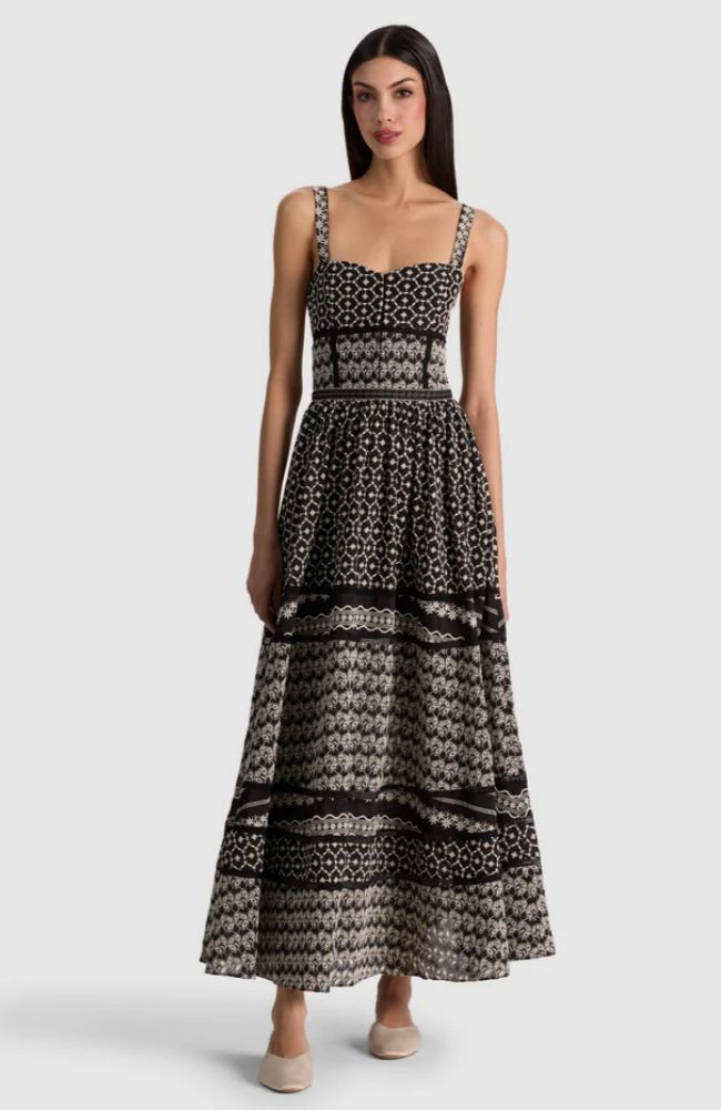 CC606K01549 Anya Sweetheart Midi Dress