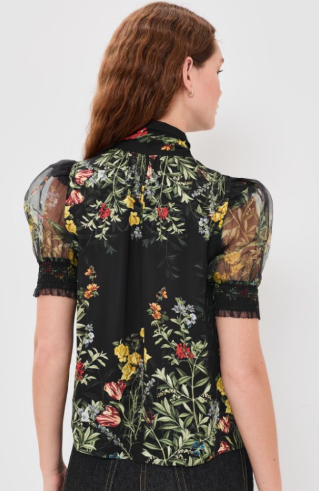 CC607P66014 Brentley Puff Sleeve Blouse