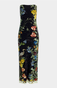 CC607P07526 Delora Strapless Midi Dress