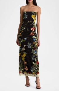 CC607P07526 Delora Strapless Midi Dress