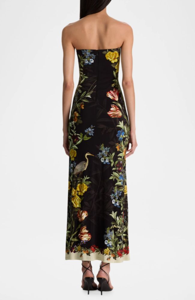CC607P07526 Delora Strapless Midi Dress