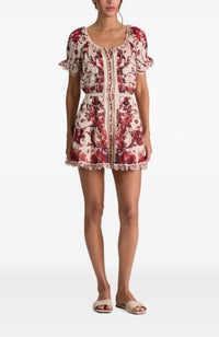 CC607P24520 Mclaine Puff Sleeve Mini Dress