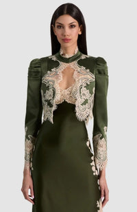 CC606206209 Thomasina Puff Sleeve Jacket