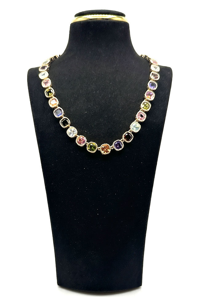 Rainbow Gem Necklace
