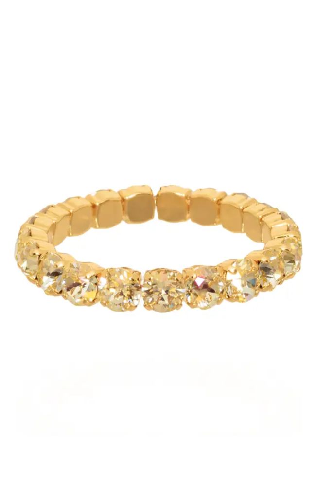 Oakland Stretch Bracelet in Solids Lemon Small