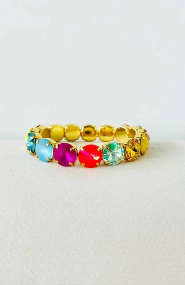 Croatia Stretch Bracelet in Mixes Candy Crush Small