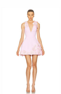 Estelle Blush Mini Dress