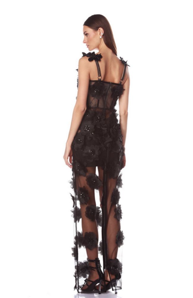 Rosalie Noir Maxi Dress