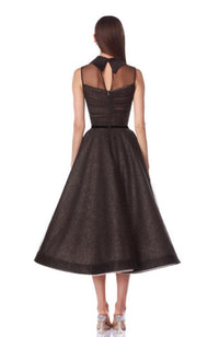 Charlotte Black Midi Dress