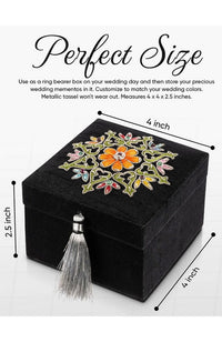 Black Box with Blue Orange Design