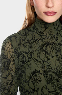 Forest Night Turtleneck