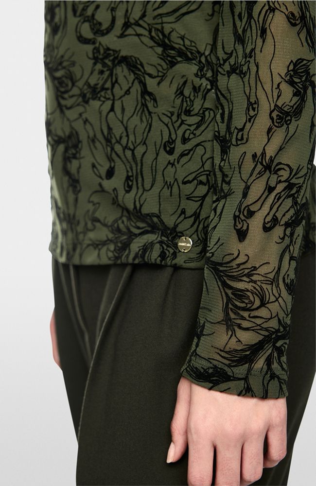 Forest Night Turtleneck