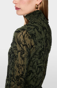 Forest Night Turtleneck