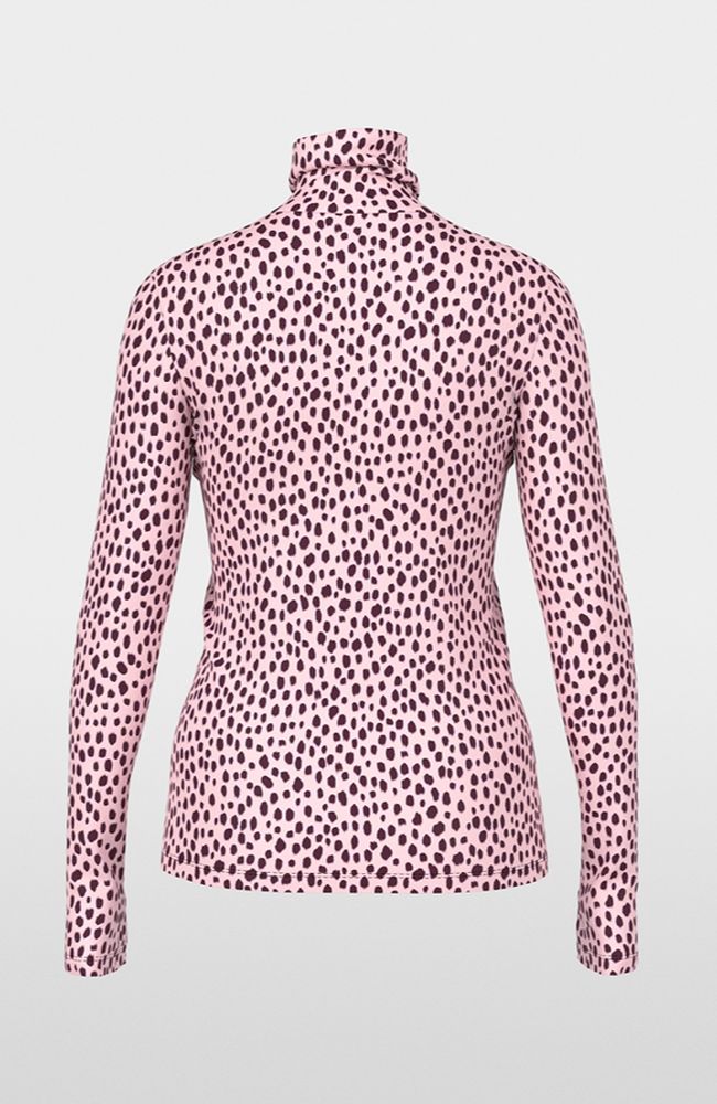 Chalk Pink Printed Turtleneck – shoprodeodrive
