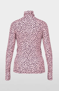 Chalk Pink Printed Turtleneck