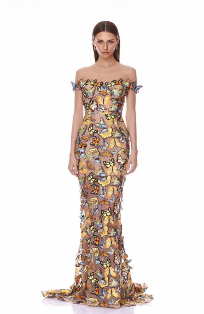 BB-26S-229-MULT Bella OTS Gown