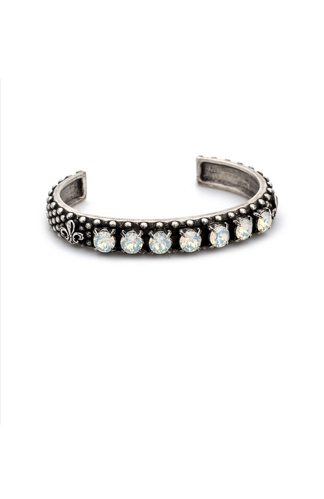 Sterling Bangle Austrian Crystal