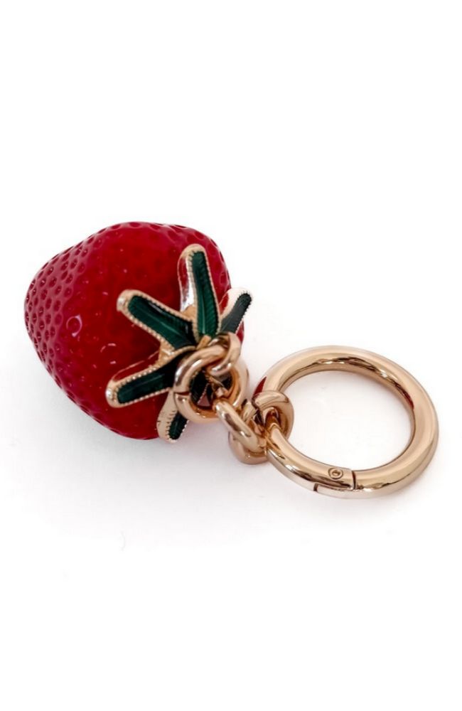 Big Juicy Strawberry Bag Charm