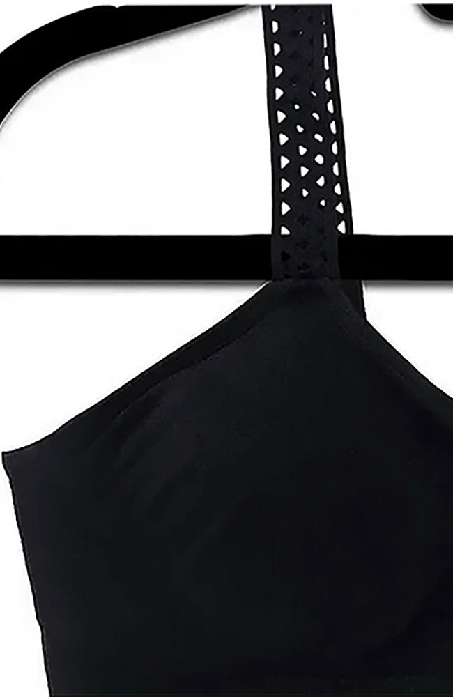 Black Bra Black Lattice Strapit