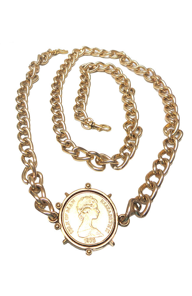 Gold Coin Chain Belt