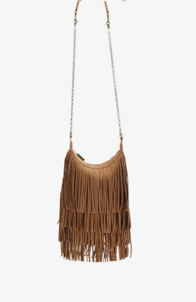 Bochoa Mini Fringe Camel