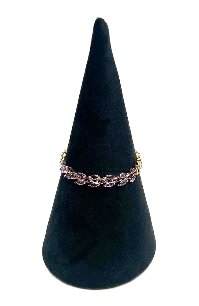 Amethyst Marquise Bracelet