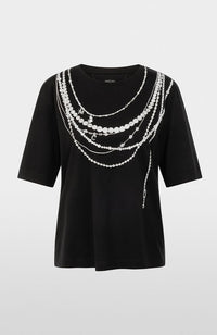 Black Embellished Tshirt