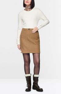 Leopard Turtleneck LS Shirt