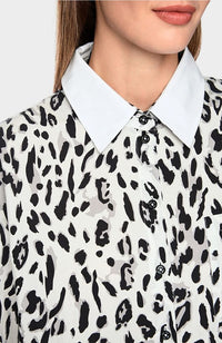 Animal Print Blouse