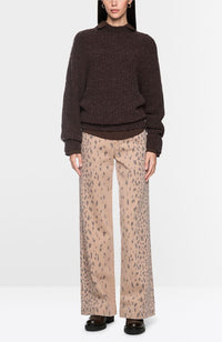 Animal Print Jeans
