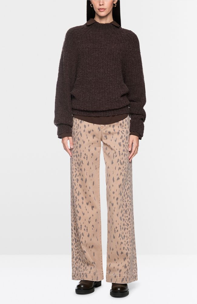 Animal Print Jeans