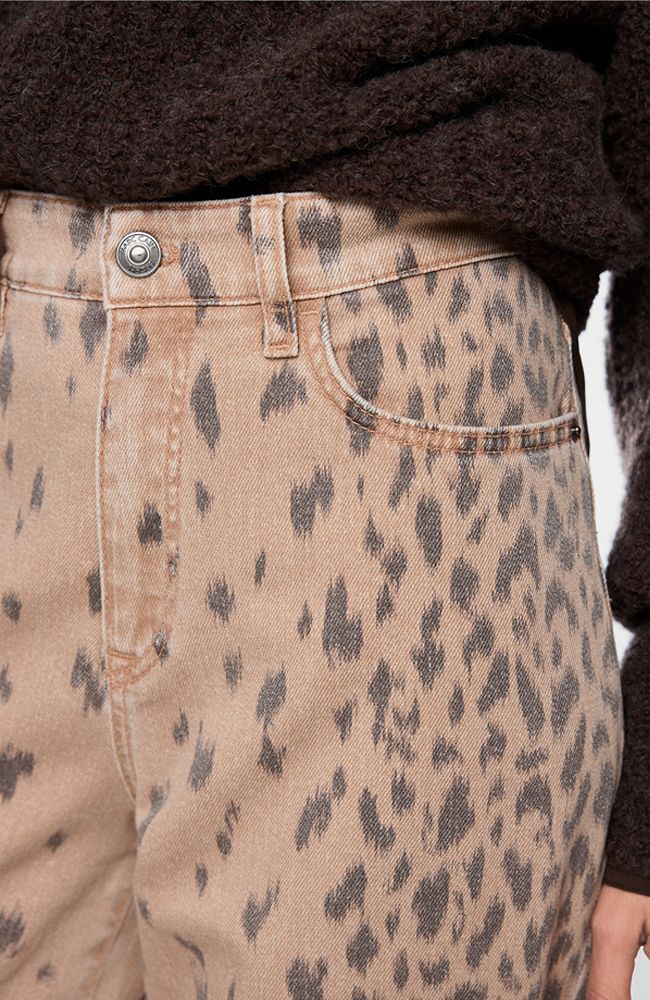 Animal Print Jeans