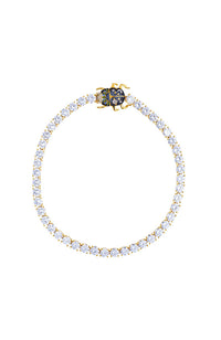 Delirio Jepri Crystal 8mm Tennis Necklace