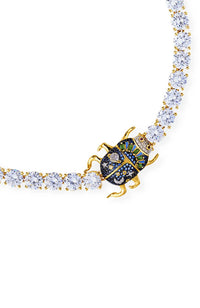 Delirio Jepri Crystal 8mm Tennis Necklace