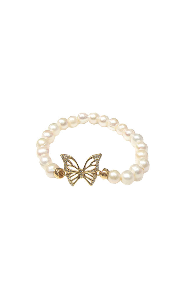 Pearl Butterfly Bracelet