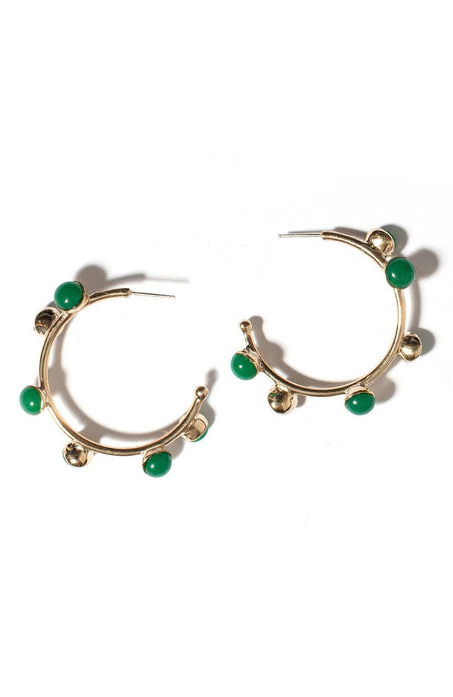 Calliope Hoop Earring in Pine
