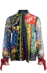 Lloyd Wrap Neck Top