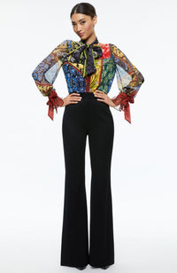 Lloyd Wrap Neck Top